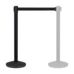 Black Retractable Belt Barrier BRBB-BB01