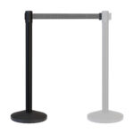 Black Retractable Belt Barrier BRBB-GB01